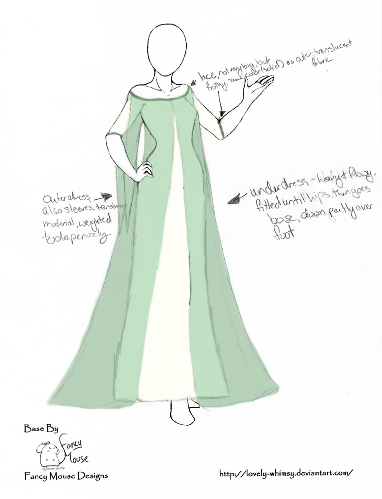 777x1014 Medieval Dress Design 1 By Shirekat - Medieval Dress Sketches