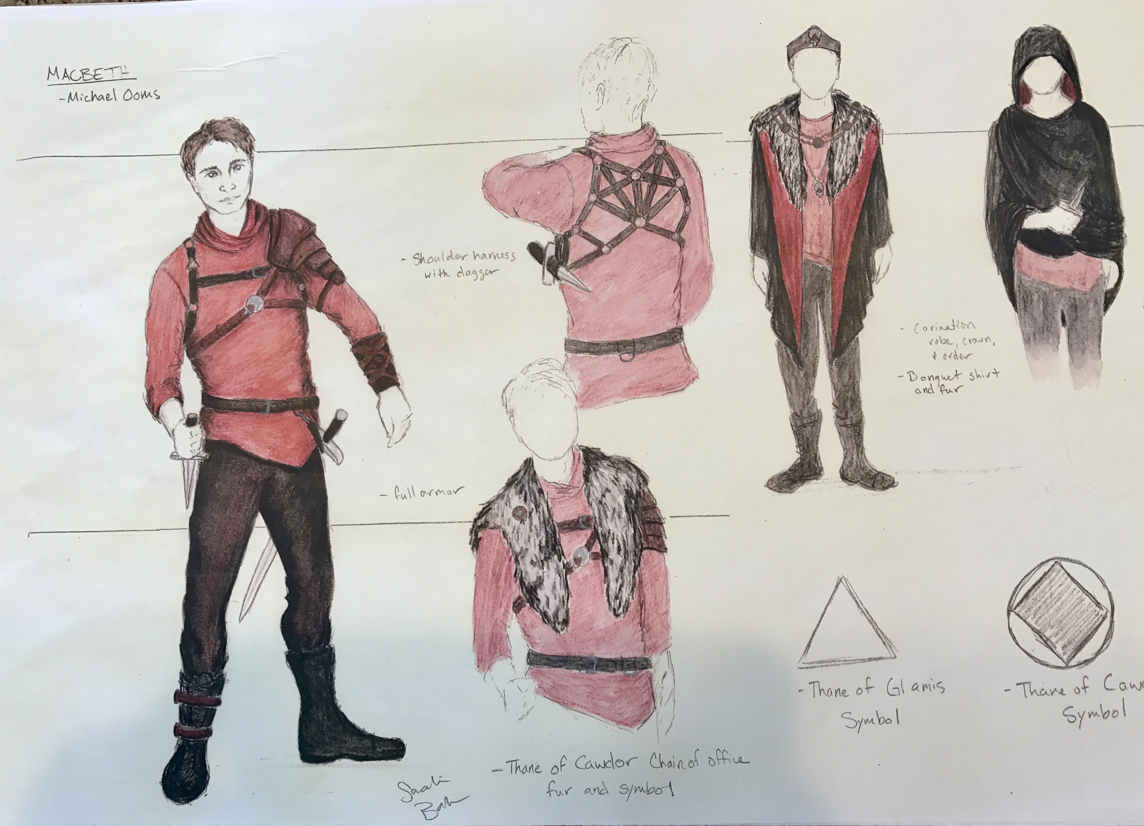 3845x2779 Designing Costumes For The Brutal Period Park Square Theatre - Medieval Dress Sketches