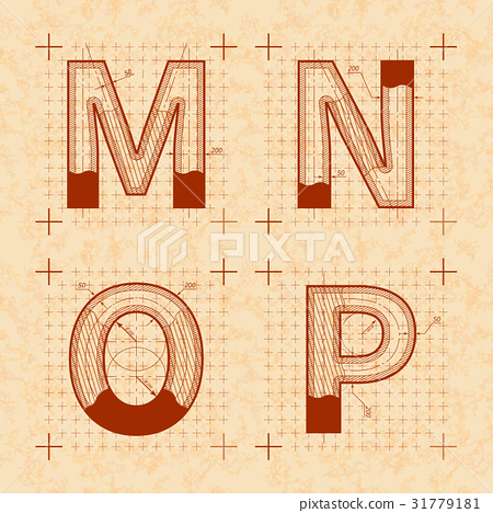 450x468 Medieval Inventor Sketches Of M N O P Letters - Medieval Sketches