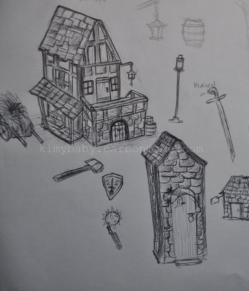 826x966 Medieval Sketches By Kimybaby16 - Medieval Sketches