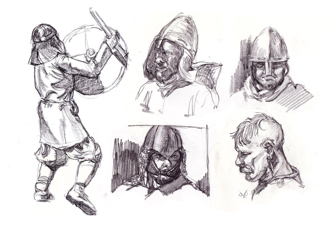 1089x734 Medieval Sketches3 By Moldovorot - Medieval Sketches