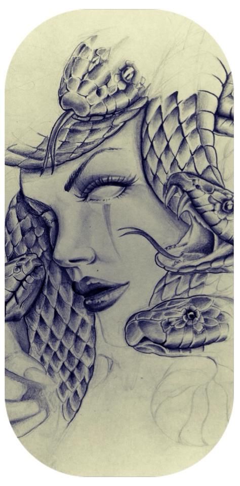 474x960 Medusa Drawing Medusa Drawing Tumblr Medusa Sketch By Nenatattoo - Medusa Sketch