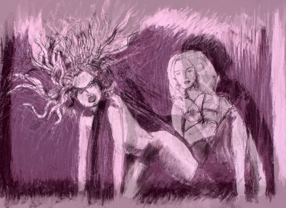 1000x728 Medusa (Sketch 2) - Medusa Sketch