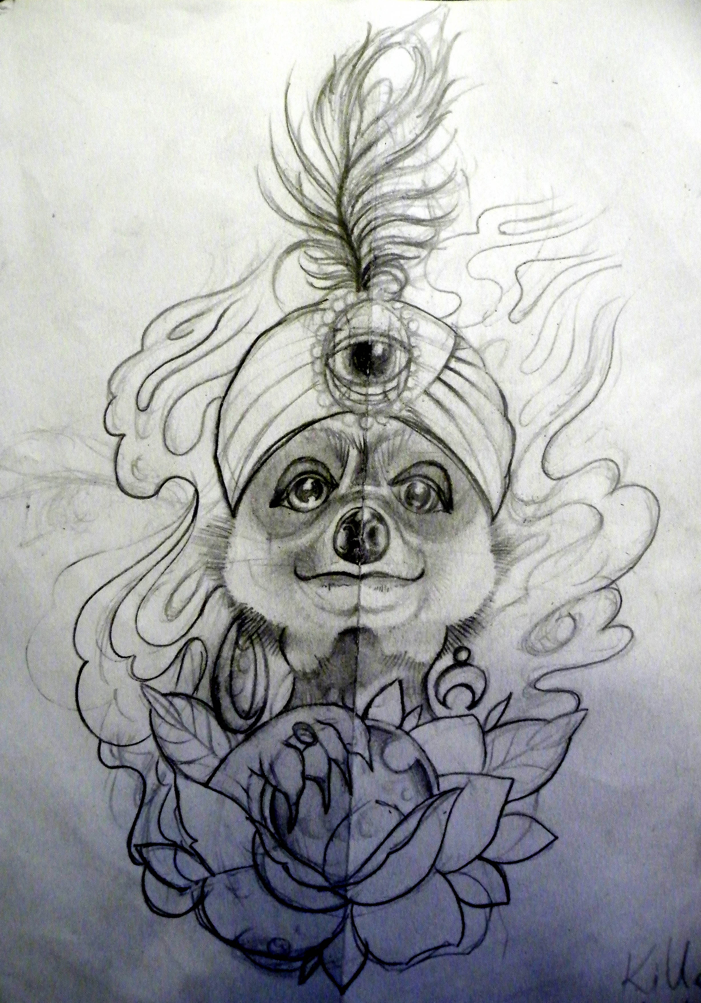 2454x3510 Mystic Meerkat Sketch Anthonyfirstbrooktattoo - Meerkat Sketch