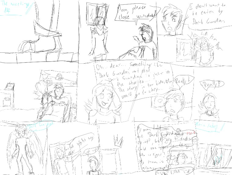 760x574 The Meeting Chapter 1page 1part 1 (Sketch) By Twilightspr On - Meeting Sketch