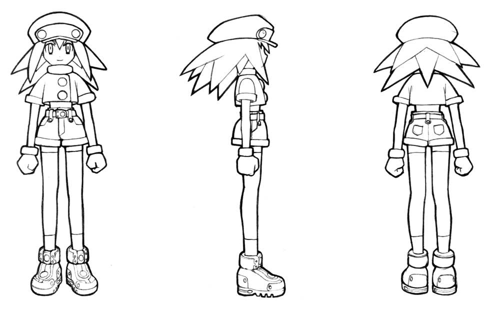 980x630 Roll Sketch - Mega Man Sketch