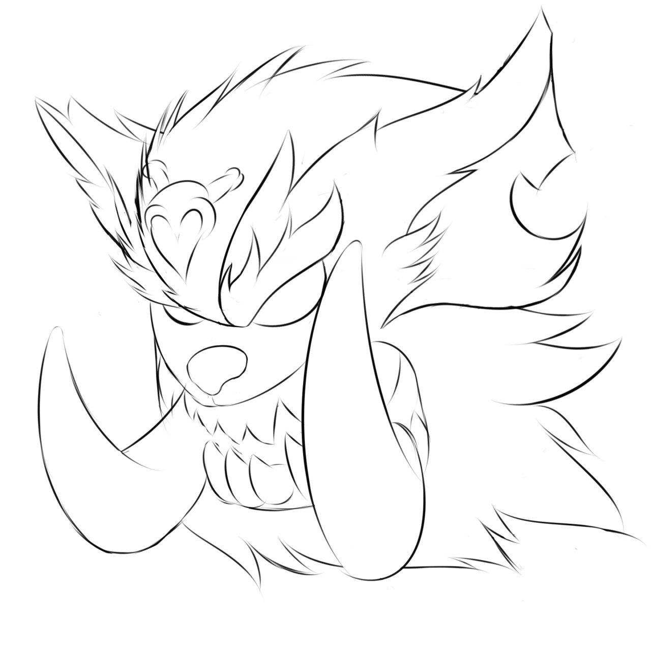 1280x1280 Mega Gnar Sketch By Innismo - Mega Sketch