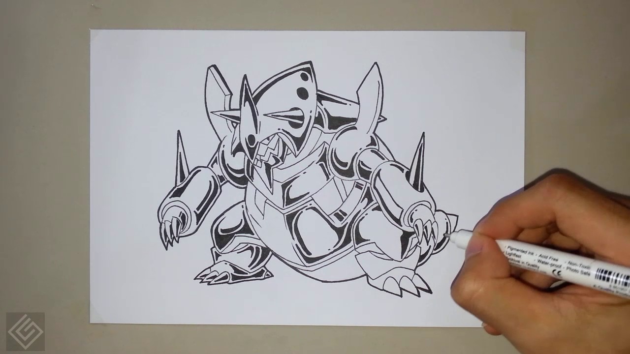1280x720 Mega Aggron - Mega Sketch