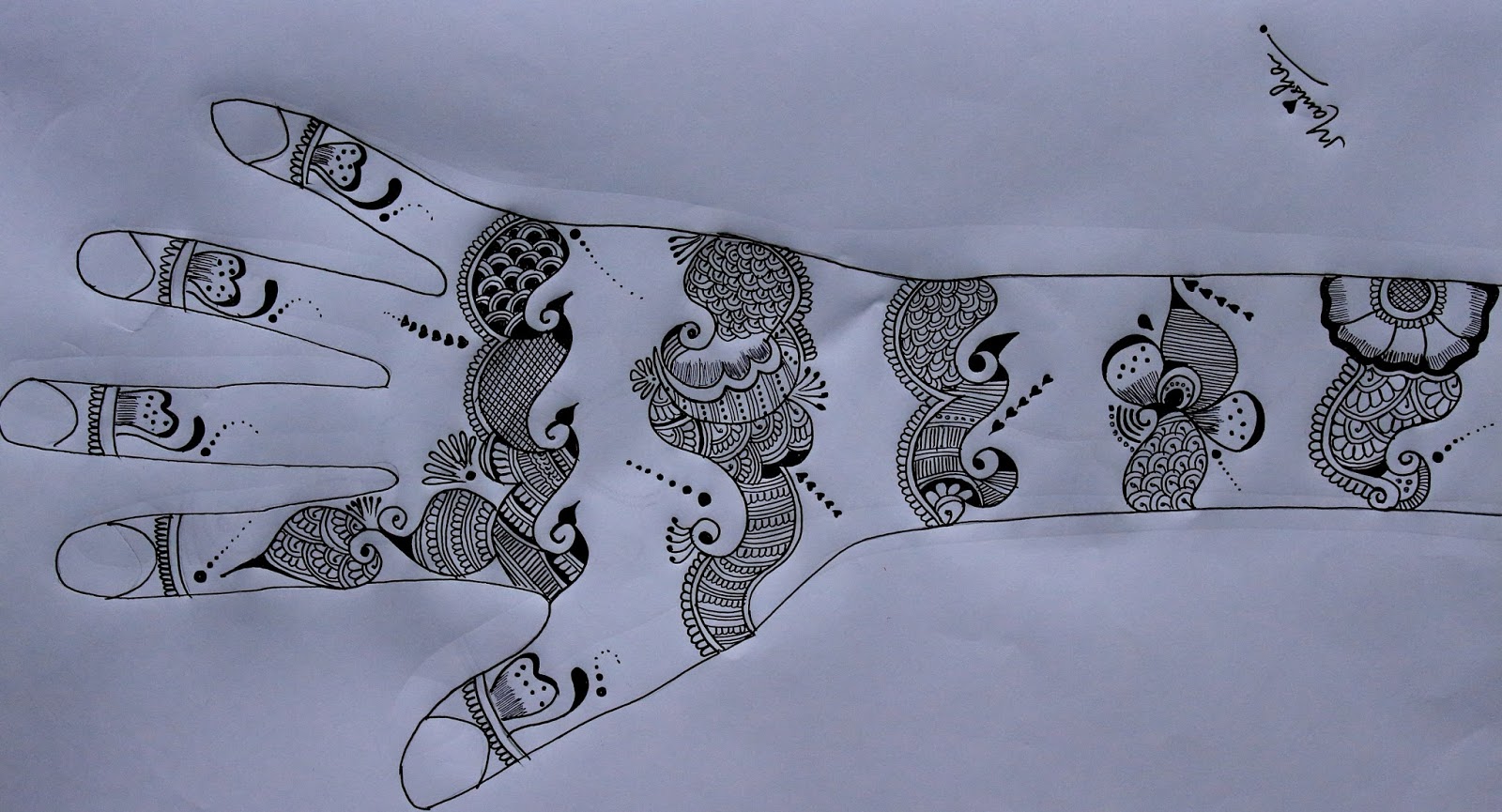 1600x865 Pencil Arts And Mehndi Designs Pencil Sketch Of Best Arabic - Mehndi Sketch