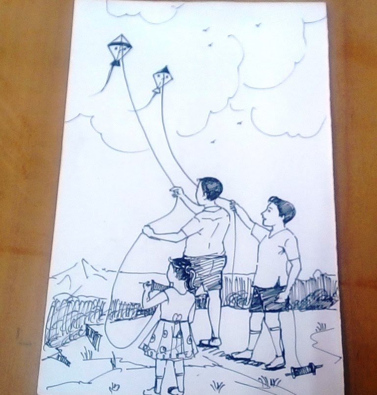 768x805 How To Draw Memory Drawing - Memory Sketches