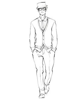 236x337 Men Shoes Clipart Design Sketch Man - Men Shoes Sketch