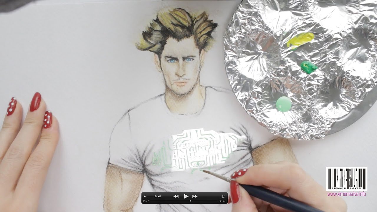 1280x720 Fashion Illustration By Ximena Silva. Tutorial Male Sketch - Mens Fashion Sketches