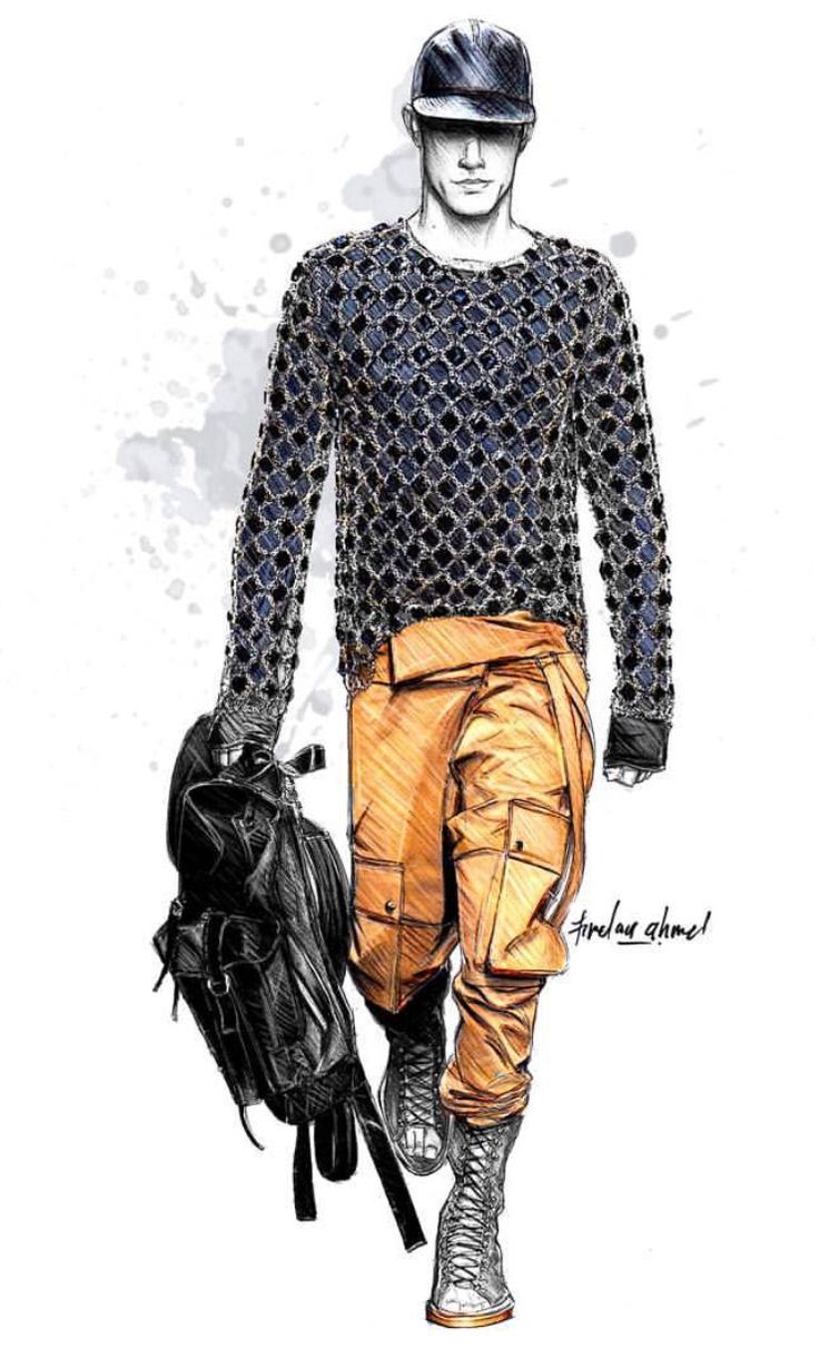 Mens Fashion Sketches at Explore collection of