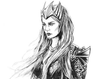 Mera Sketch at PaintingValley.com | Explore collection of Mera Sketch