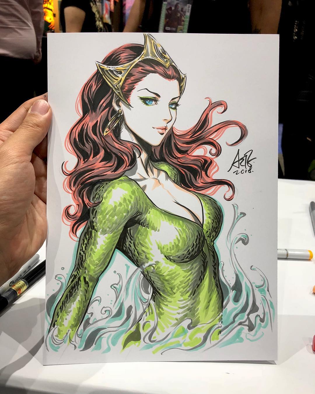 1080x1350 Artgerm - Mera Sketch