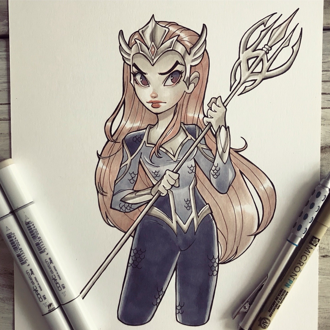 1280x1280 Chrissie Zullo, Mera Commission! - Mera Sketch