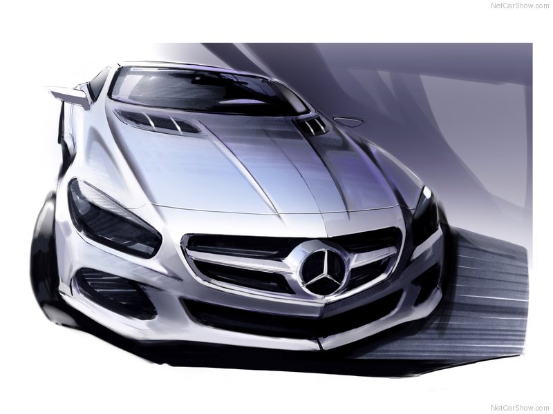800x600 Mercedes Benz Sketches - Mercedes Benz Sketch