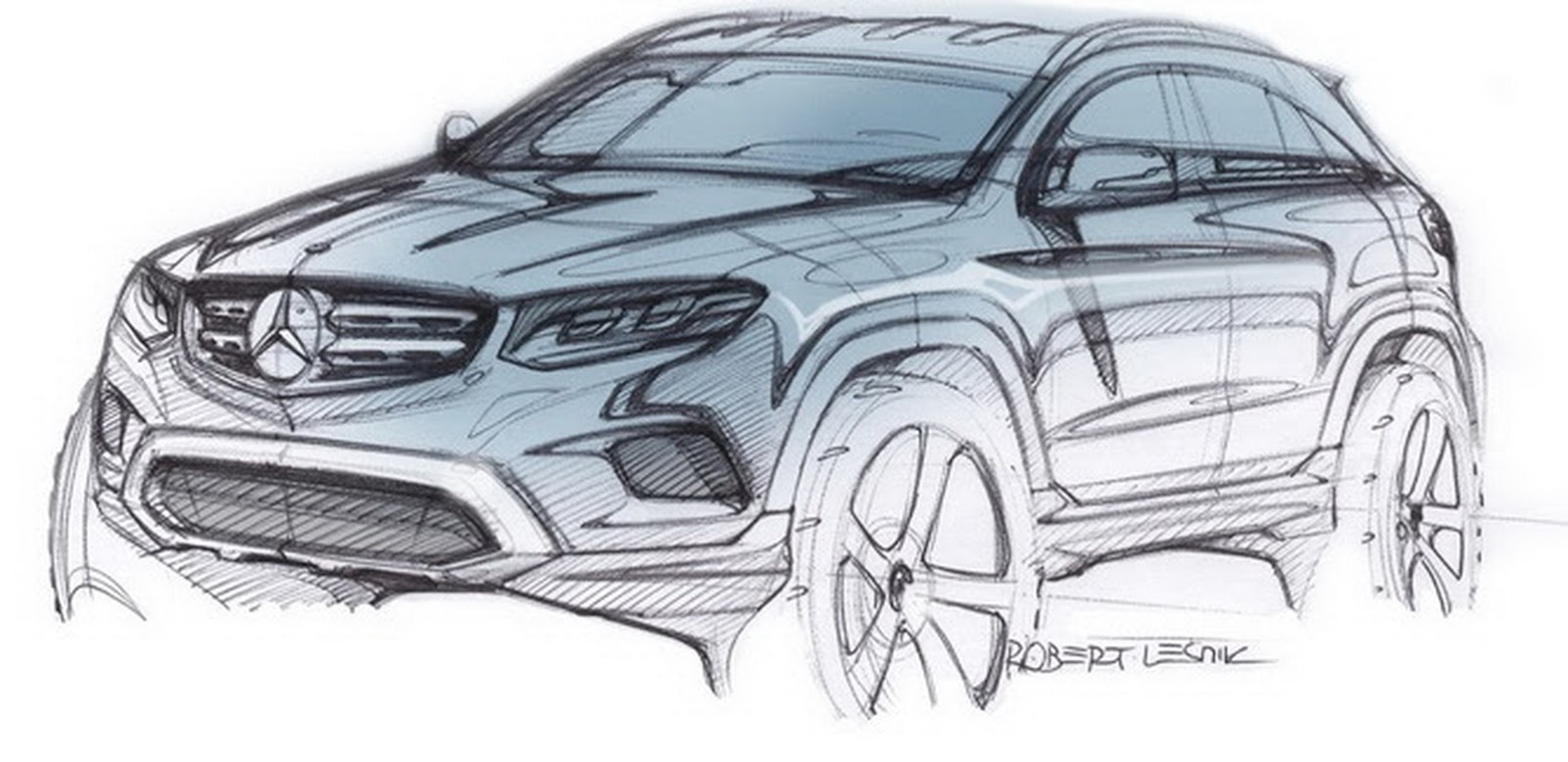 1600x778 Official Mercedes Benz Glc Sketch Revealed - Mercedes Benz Sketch