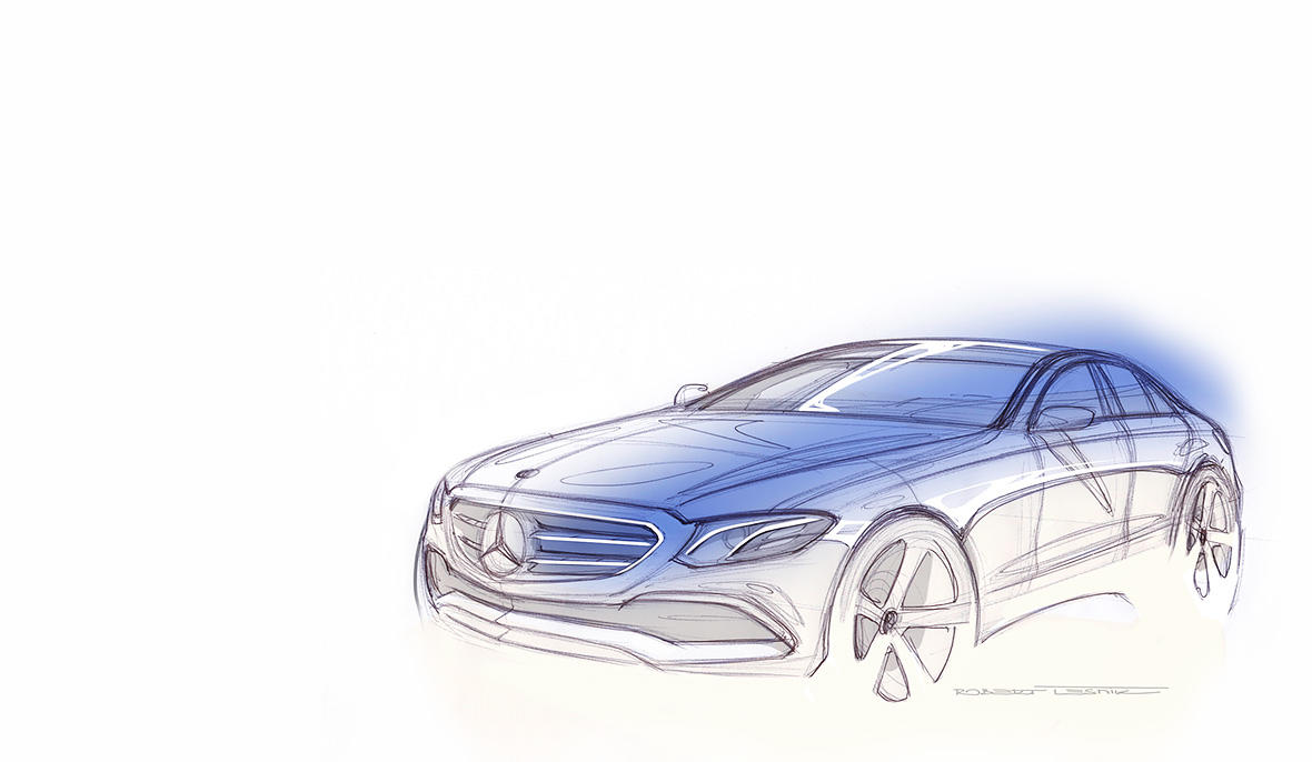 1180x686 Sensual Purity In Perfection. - Mercedes Benz Sketch