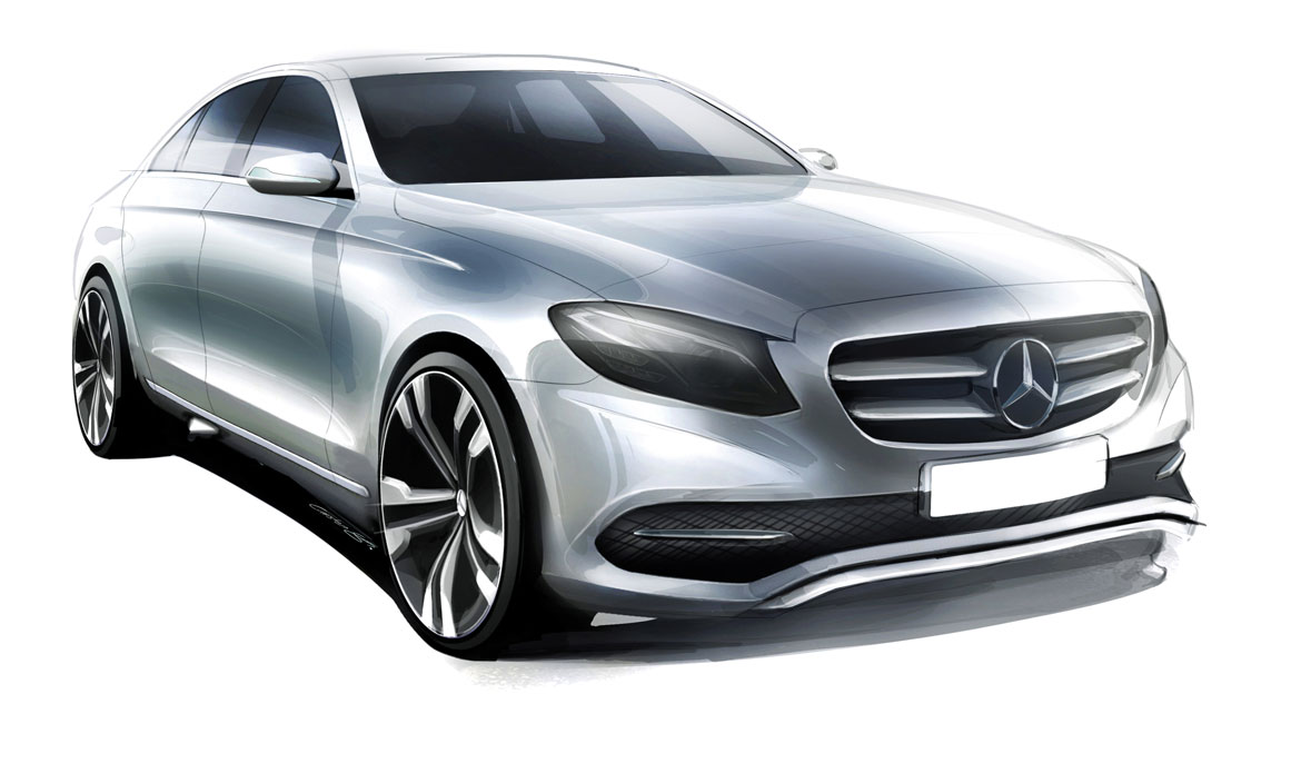 1170x686 Mercedes Benz E Class, Emotion And Intelligence - Mercedes Sketch