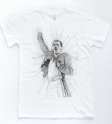 363x400 Freddie Mercury Sketch T Shirt Indie Top Queen Drawing Jumper - Mercury Sketch