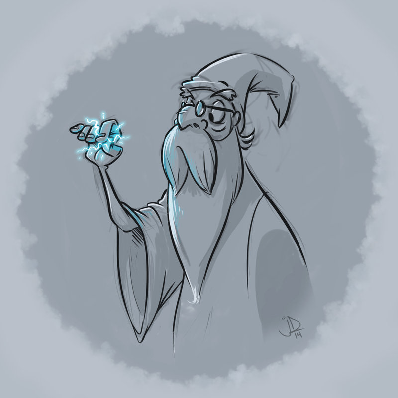 800x800 Merlin Sketch By Joelduggan - Merlin Sketch