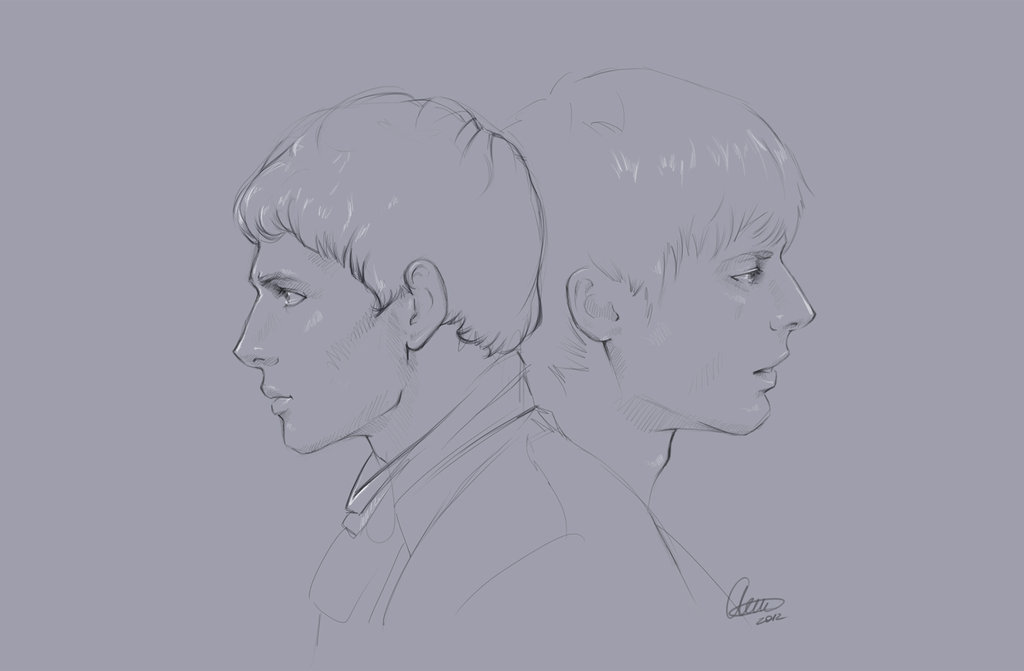 1024x671 Two Sides Of One Coin... Merlin Sketch By Syllirium - Merlin Sketch