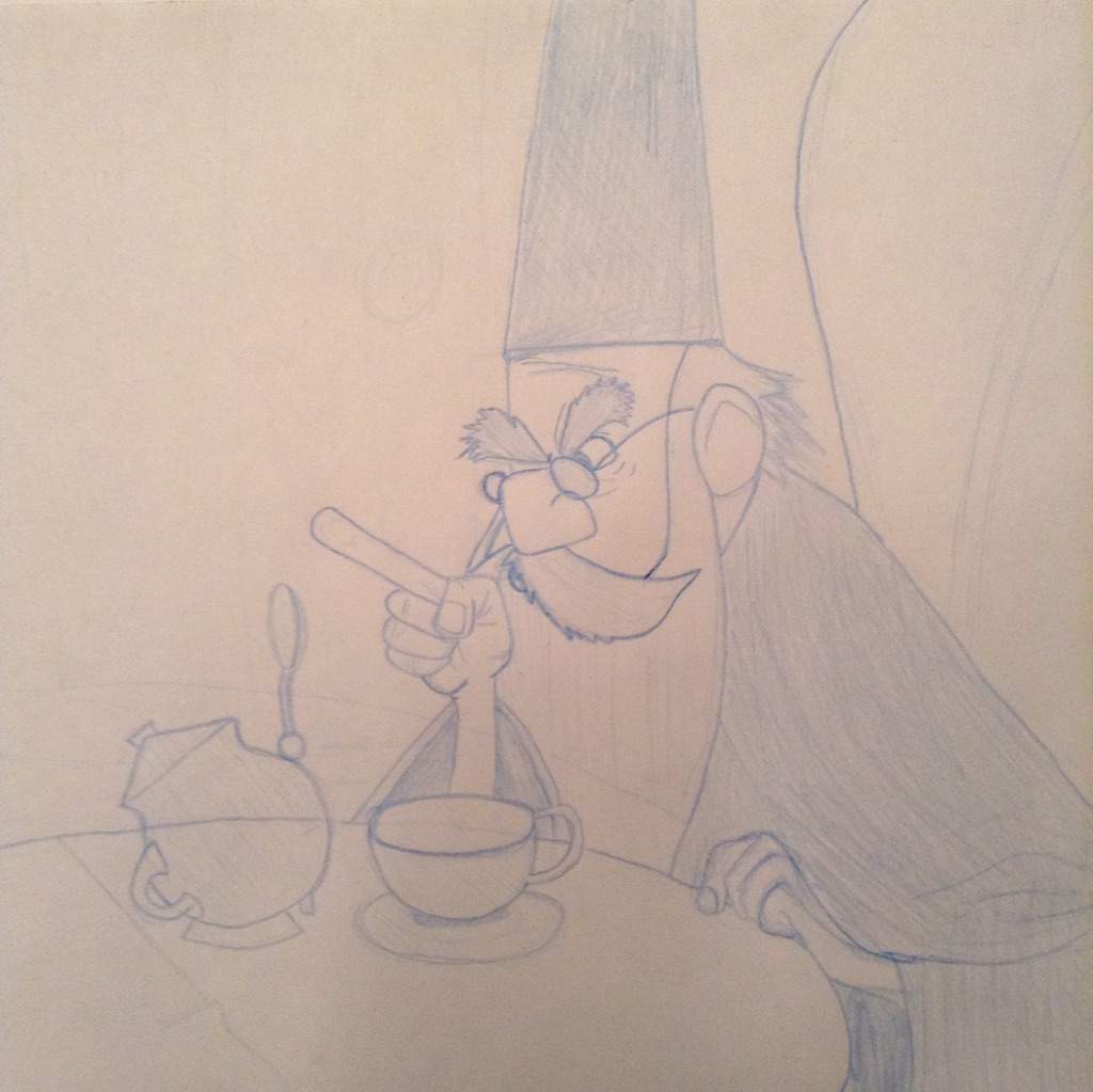 1024x1023 Sketch W Disney Amino - Merlin Sketch