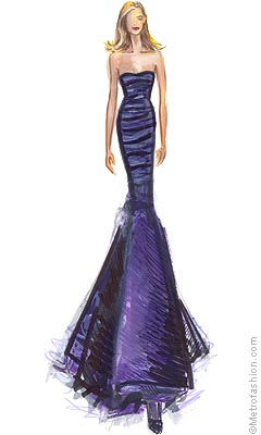 240x400 1996 2010 - Mermaid Dress Sketch