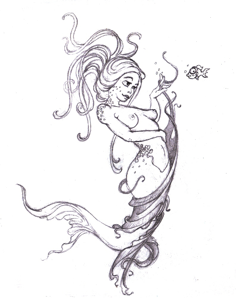 792x1000 Magellin . Blog Mermaid Sketch - Mermaid Sketch Images