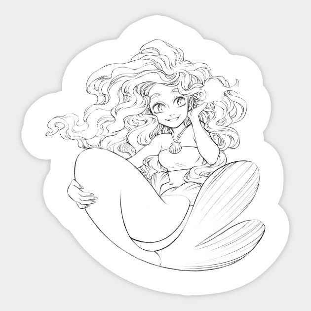 630x630 Mermaid Sketch - Mermaid Sketch Images