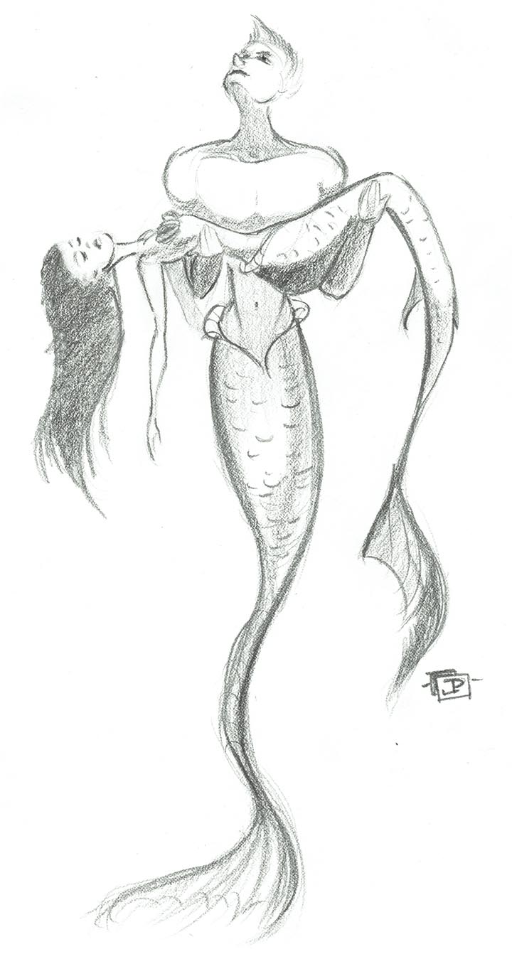 720x1342 Mermaid Sketch - Mermaid Sketch Pictures