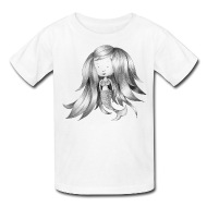 190x190 Beth Thompson Art Mermaid Sketch Kids Tee - Mermaid Sketch Pictures