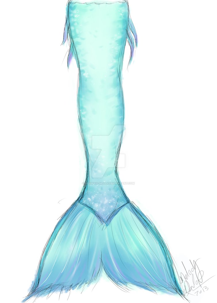755x1057 Mermaid Tail Design (Sketchidea) By Mermaid Melly - Mermaid Tail Sketch