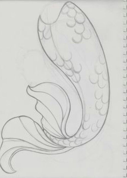 499x697 Mermaid Tail Line Drawing Mermaid Amp Seahorse Stuff - Mermaid Tail Sketch