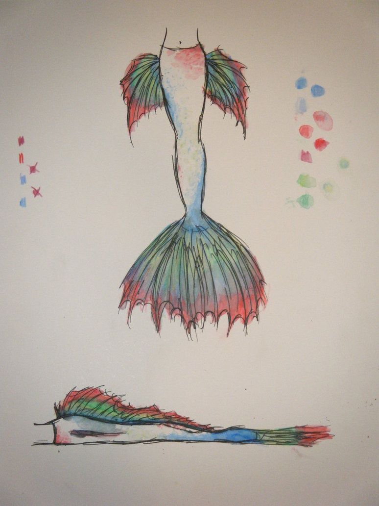 774x1032 Mermaid Tail Sketch - Mermaid Tail Sketch