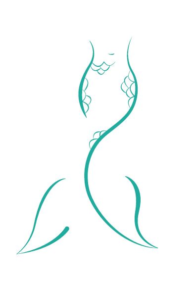 392x570 Drawn Mermaid Mermaid Tail - Mermaid Tail Sketch