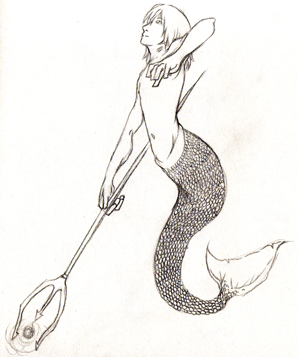 594x711 Merman - Merman Sketch