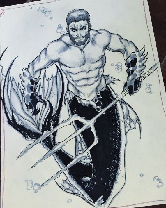 570x712 Merman Sketch Merman Merman And Sketches - Merman Sketch