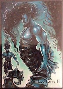 215x300 Perna Spellcasters Ii Melike Acar Merman Sketch 11 Rare Artist - Merman Sketch