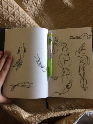 320x427 Mermaidmerman Body And Poses - Merman Sketch