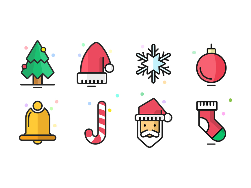 800x600 Christmas Icon Set Sketch Freebie - Merry Christmas Sketch