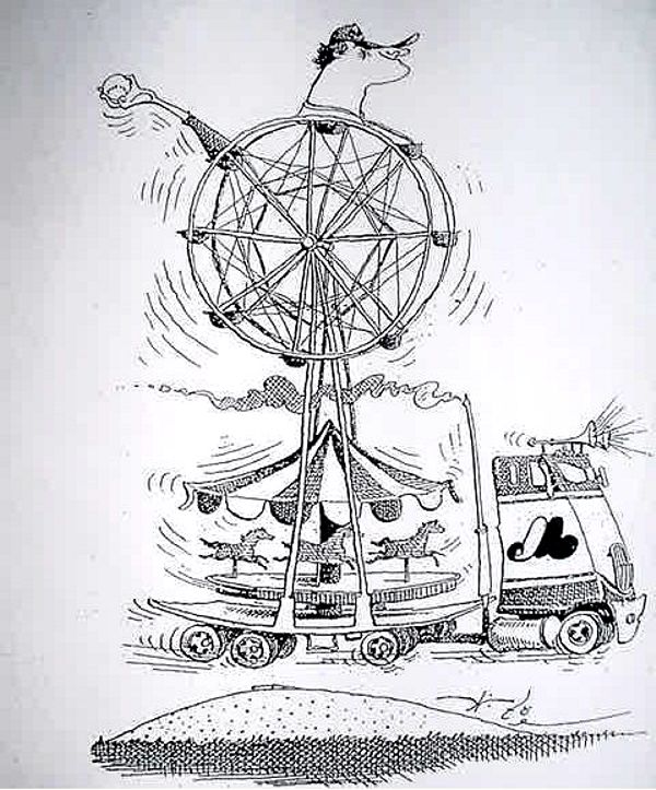 600x723 Throwing The Baseball Is A Ferris Wheel On A Merry Go Round On A - Merry Go Round Sketch