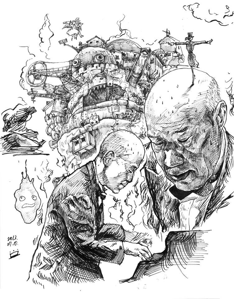 752x960 Art - Merry Go Round Sketch