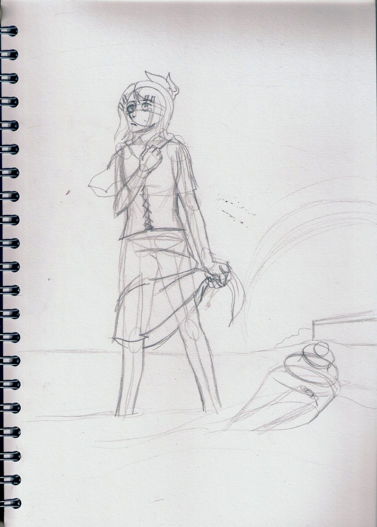 757x1056 Pencil Sketch - Message Sketch