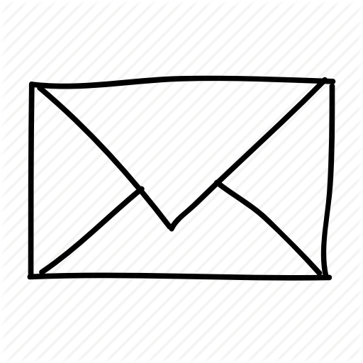 512x512 Drawn, Email, Handdrawn, Message, Send, Sketch, Sketchy Icon - Message Sketch