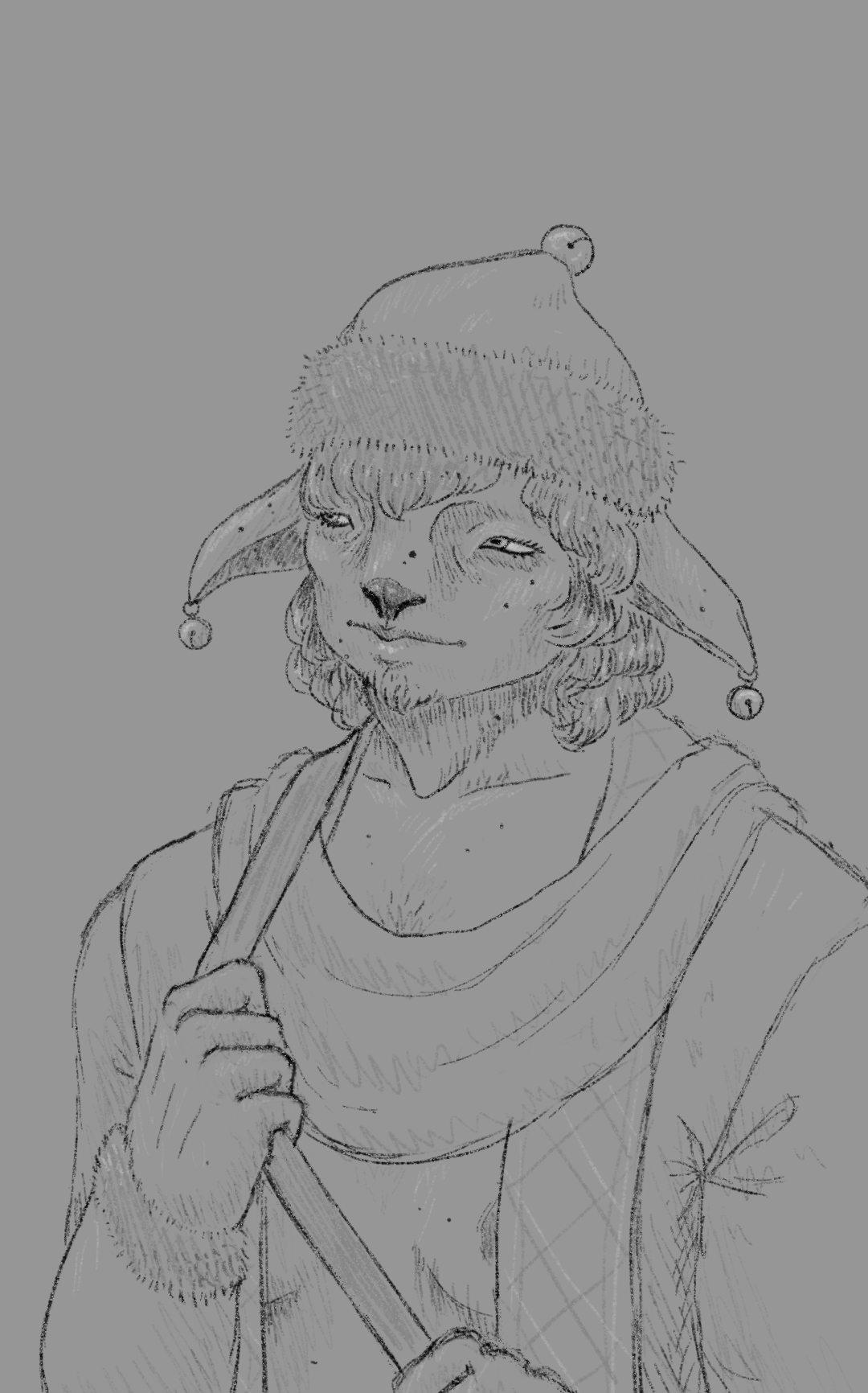 1080x1732 Niko Dran Us Messy Sketch From My Car Ride Today, I Love Her - Messy Sketch