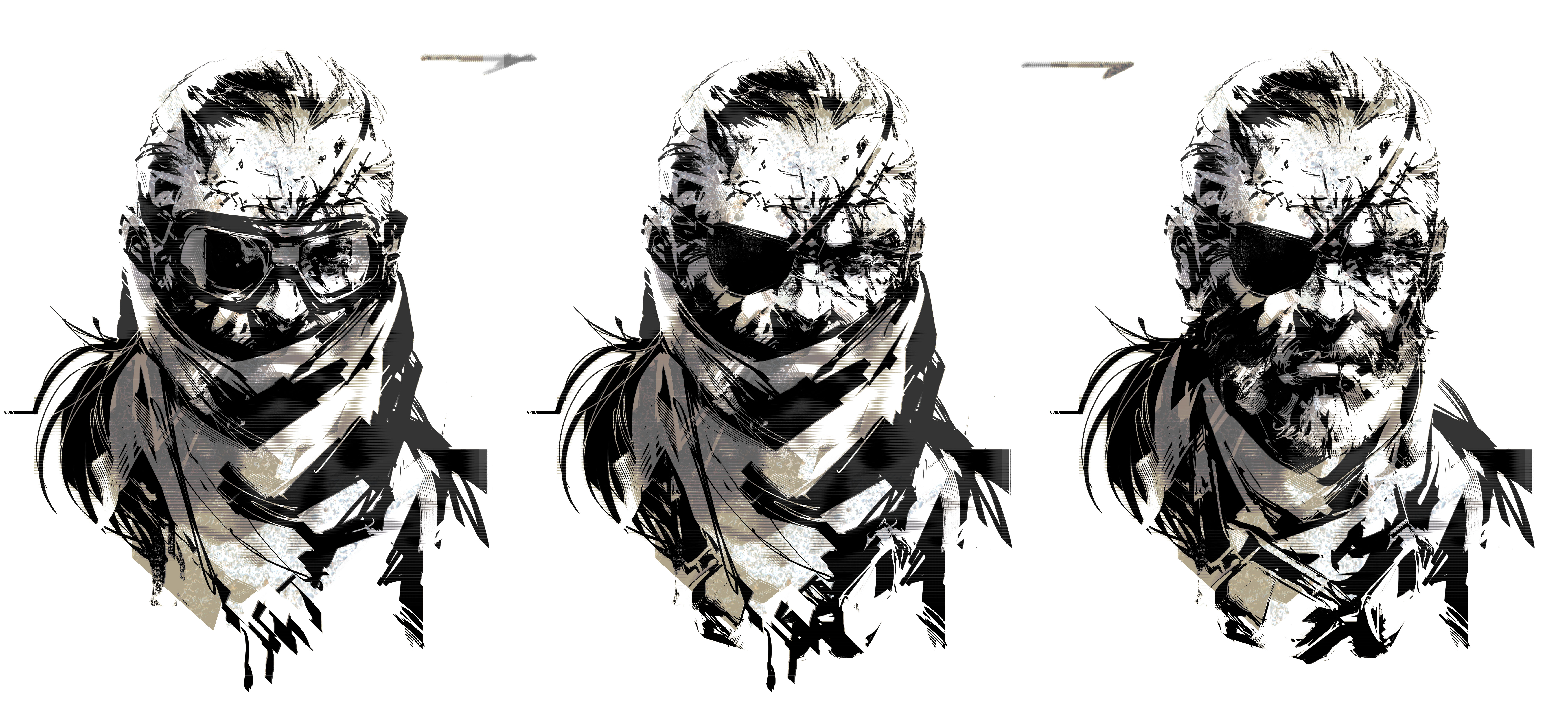 8556x3859 What Secrets Does The Metal Gear Solid V Art Book Reveal - Metal Gear Solid Sketch