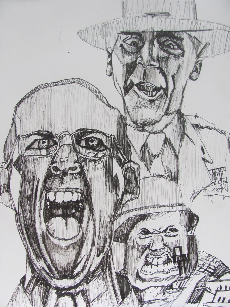 774x1032 Full Metal Jacket Sketch By Gerardogomez - Metal Sketch