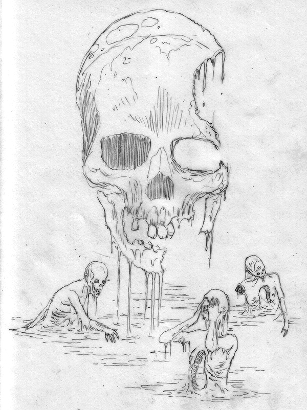 600x802 Riddickart Horrendous Sketch - Metal Sketch